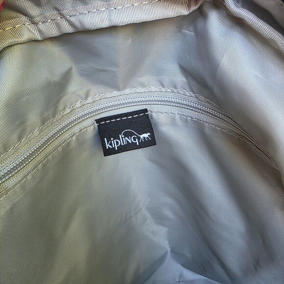 Kipling Bag Black Purse Tonal Eugina Weekender Satchel Duffel Monkey New - Picture 15 of 16